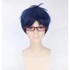 30CM kurze Perücke Anime kostenlos! Ryugazaki Rei Cosplay Kostüm Hitzebeständige Kunsthaar Männer Frauen Perücken ( Keine Brille )