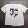 Vintage Dont Mess With Texas T-Shirt Herren XL Weiß Longhorn Grafik T-Shirt