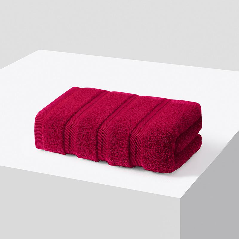 Vícebarevné ručníky z čisté bavlny, domácí hladké bavlněné ručníky na obličej lze vyšívat