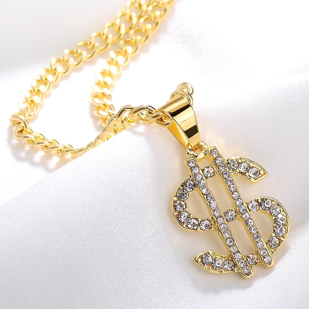 Rhinestone Crystal S-Shaped Hip Hop Necklace & Sweater Chain