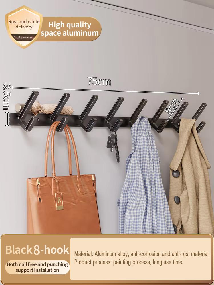 Kein Bohren Upgrade Die Oberen Und Unteren Großen Haken Wandhaken Türhaken Kleiderbügel Hängend für Küchenhaken