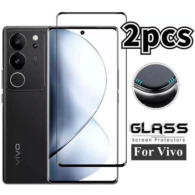 Tam Kapak Cam Vivo V29 Pro Ekran Koruyucu Vivo V29 Pro Temperli Cam Koruyucu Telefon Filmi Vivo V29 Pro