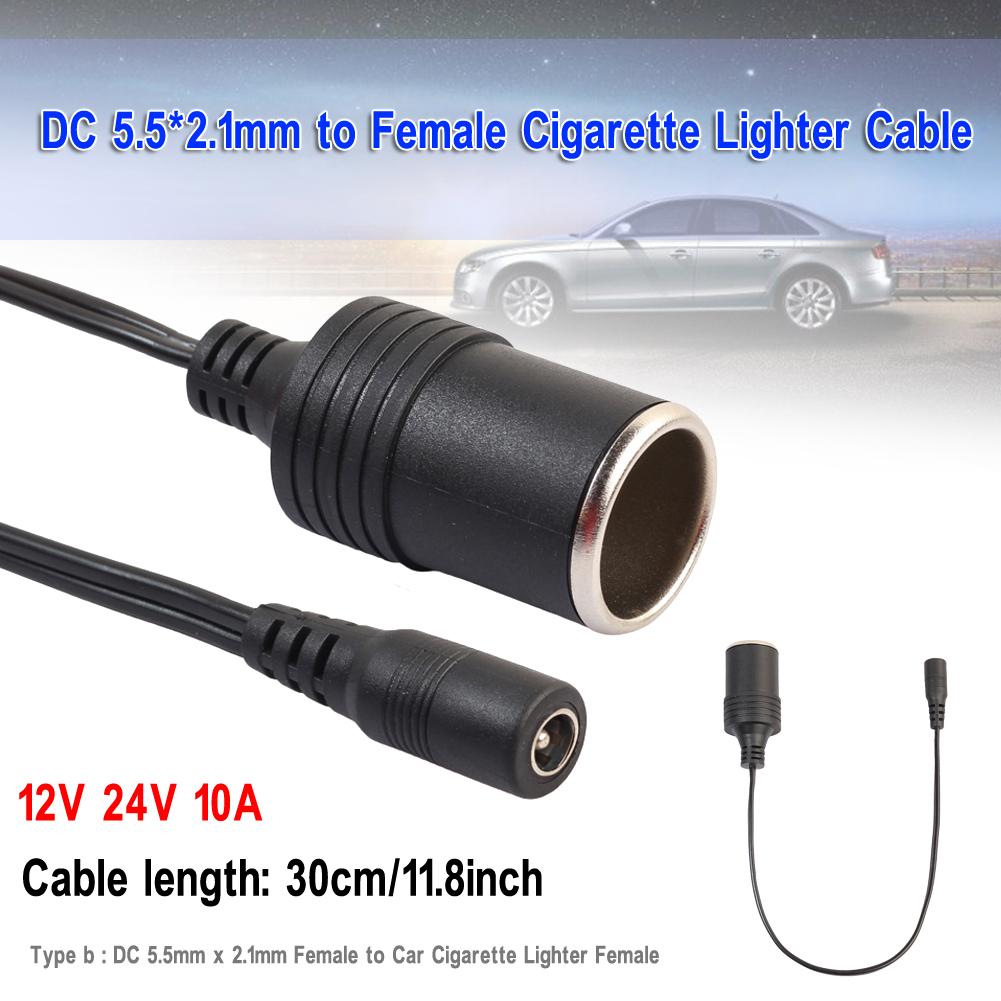 DC 5.5x2.1mm La Priza Brichetă Auto 12V 24V DC 5.5x2.1mm La Priza Brichetă Auto Cablu Accesorii