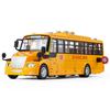AAZI1 Golden Cube Simulation 1:24 Alloy School Bus Early Education Edition Car Model Ornament Toys Wholesale Distribution