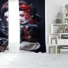 2Pcs- Women in Kimono - printed curtains, polyester material, bedroom curtains, living room decor, home decor