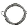 304 Stainless Steel Wire Rope Crimped Aluminum Sleeve Clothesline Safety Cable for Lighting Suspension and Anti-theft Hanging.