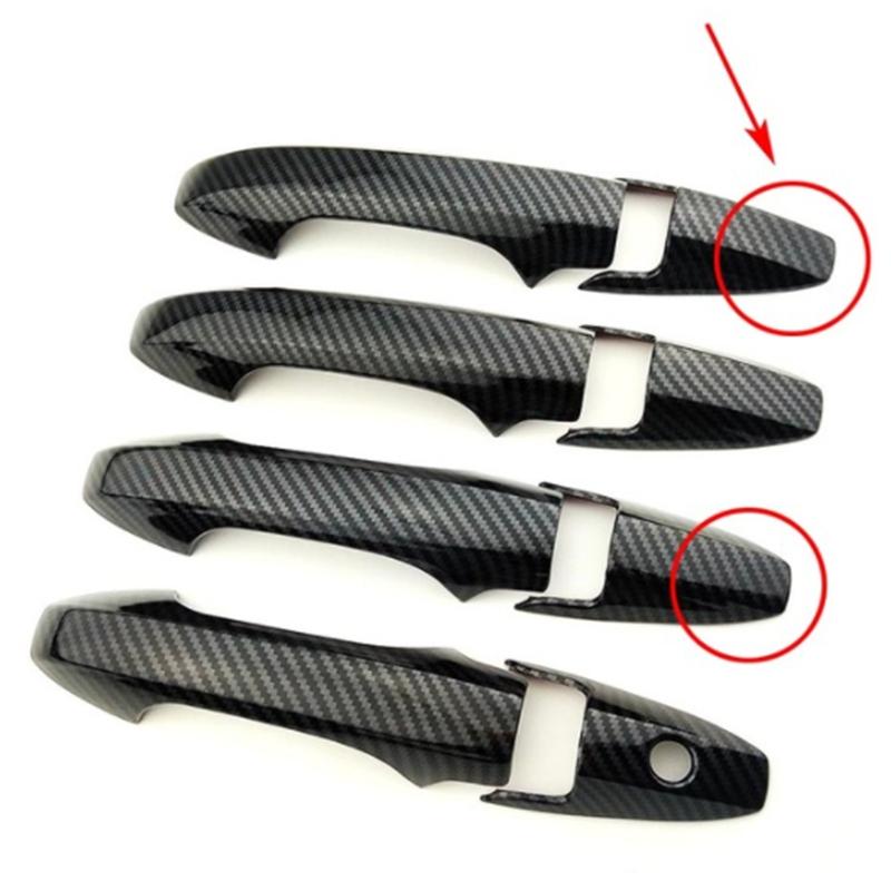 For Honda Accord 7 2003-2007 Car Exterior Door Handles Covers Catch Cap Stickers Overlays Protection Refit Auto