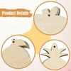 32Pcs Unfinished Wood Fruit Shapes Wooden Pieces Slices Holiday Unpainted Cutouts Blank Discs