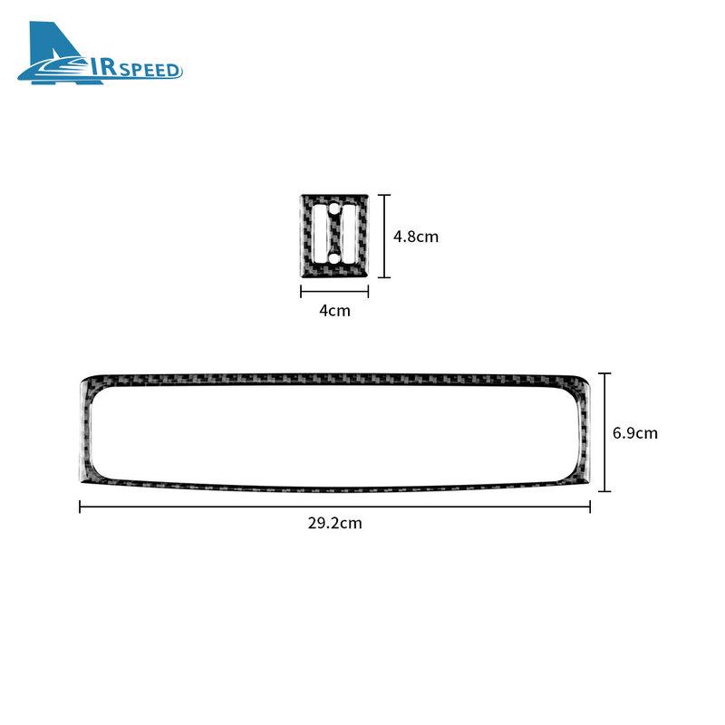 Carbon Fiber For Lexus IS250 300 350C 2006 2007 2008 2009 2010 2011 2012 Car Console AC Vent Trim Sticker Interior Accessories