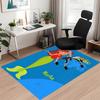 Zig & Sharko Bedruckter Teppich für Bürostuhl Wohnzimmer Schlafzimmer Küchenraum Dekoration Geschenke