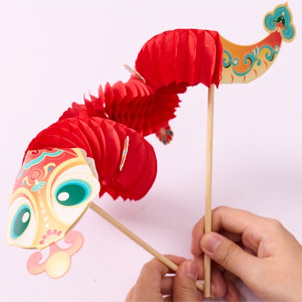 Cartoon Chinese New Year Snake Garland Paper Spring Festival Supplies  Good Luck Decoration