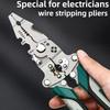 21-in-1 Collapsible Wire Stripping Pliers for Strip Wires, Cutting Wire, Pressing Wire Etc. Electricians Wire Stripping Pliers Household Pliers