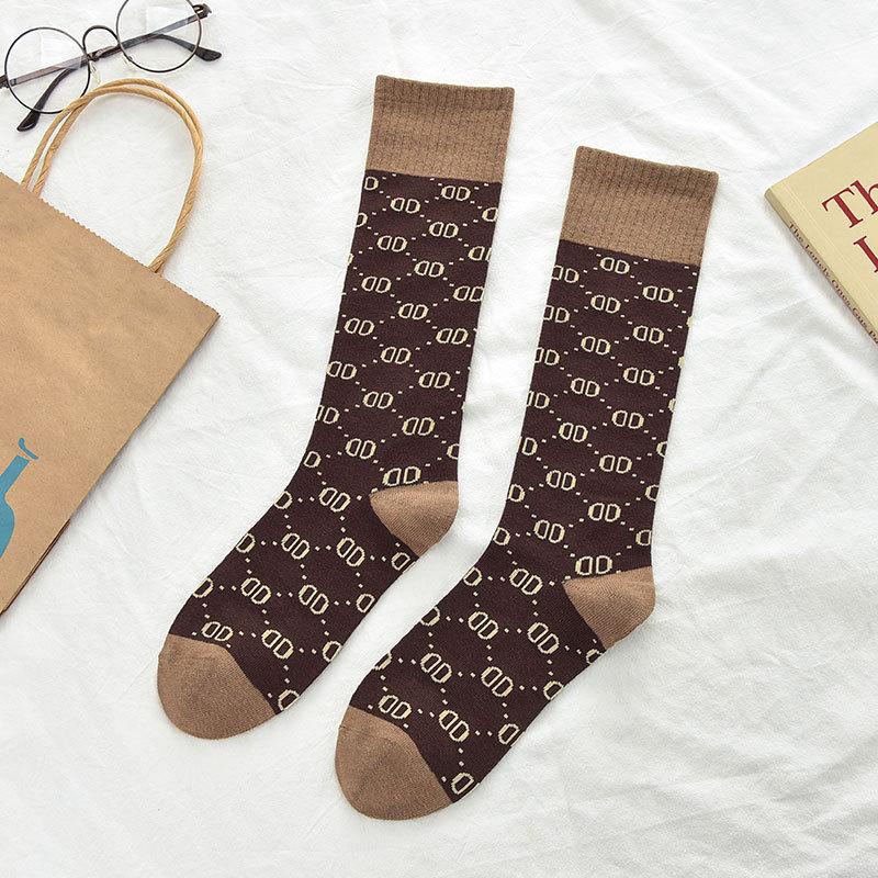 Medium Stockings Internet Celebrity and Knee Women's Heap Socks Fashion Versatile Calf Socks Women