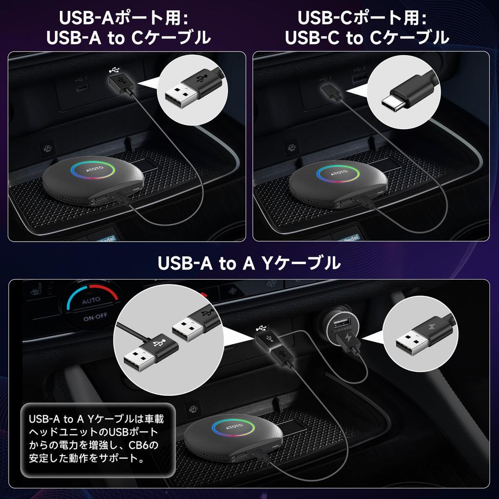 CB6 Ai Box CarPlay Wireless ai Box Car 2025 Upgraded Edition Car Play Wireless,