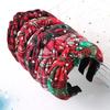 Fashion Women Plaid Knot Snowflake Print Elastic Hairband Christmas Hair Hoop