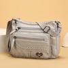 Borsa a tracolla da donna in PU Borsa a spalla Grande capacità Multitasche Borsa per madre di mezza età