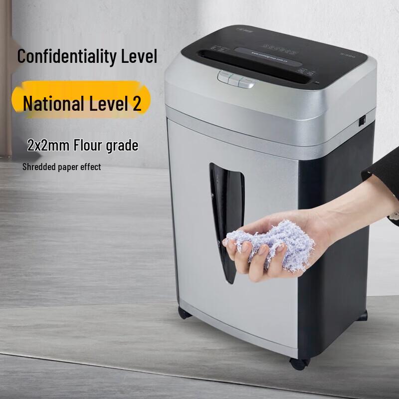 

Comet S-580 Level 2 Commercial Micro-Cut Paper Shredder CN plug (adapter included)
