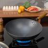 Zhang Xiaoquan Huarui 32cm Unbeschichteter Feineisen-Wok mit Deckel