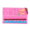 DIY Handmade Silicone Fondant Mold Exquisite Sailing Theme Sugar Craft Gum Paste Mold DIY Candle Resin Crafts Easy Use