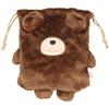 Skater Boa Drawstring Pompon's Bear Drawstring Bag 25.5 x 20cm ZKT1-A