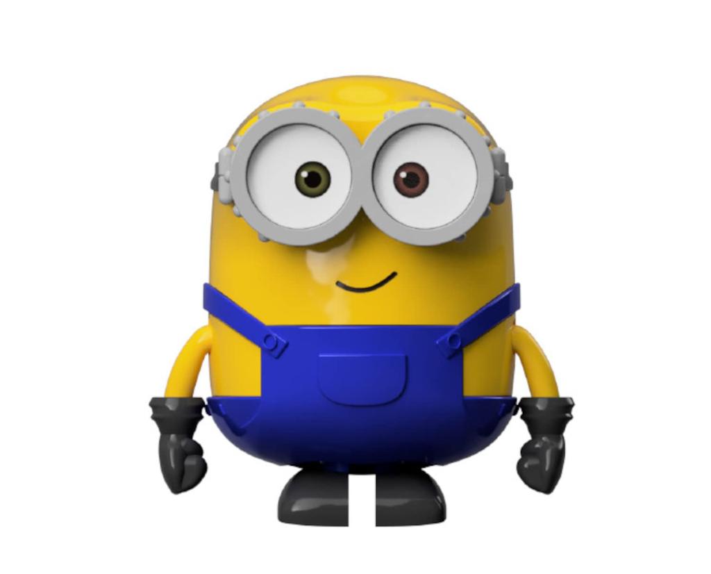 Aoshima Bunka Kyozai Tocotoko Minion Bob Plastic Model Non-Scale Pre-Colored MI-01