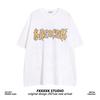 American Retro High Street Short-Sleeved T-shirt Men's High-Grade Ruan Shuai Oumei Top T-shirt Fashion Brand Couple