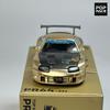 POPRACE 1:64 TOP SECRET GT300 SUPRA Chrome Gold Alloy Car Model 277