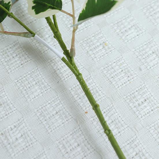 Simulierte Grüne Pflanzen Ficus Cordata Ast Künstliche Grünpflanzen Pflegeleicht Realistische Seidenblätter Haus Garten Event Dekoration