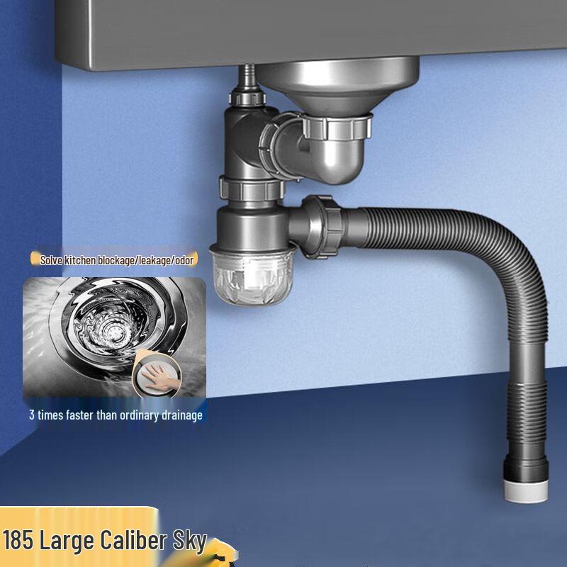 Sada odtokového sítka do kuchyňského dřezu z nerezové oceli 304