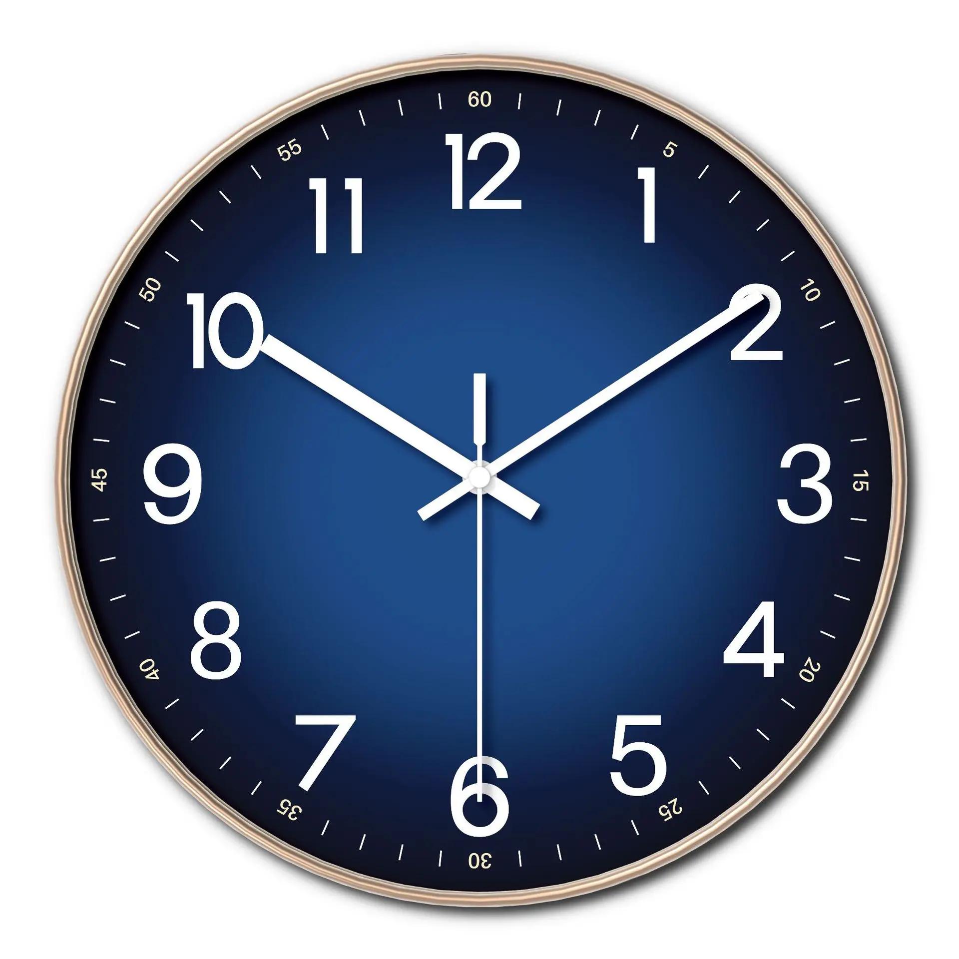 

8-дюймовий простий та стильний настінний годинник безшумний та нецокаючий оригінальний дизайн настінного годинника підходить для вітальні-кабінету 8 inch