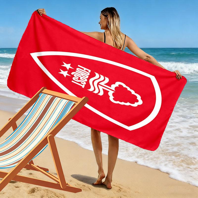 Forest Beach Towel, Large Soft Quick Dry Towel for Beach Camping Swimming