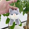 Delightful Small Fox Plush Keychain Fluffy Toy Unique Keychain For Fashion And Fun