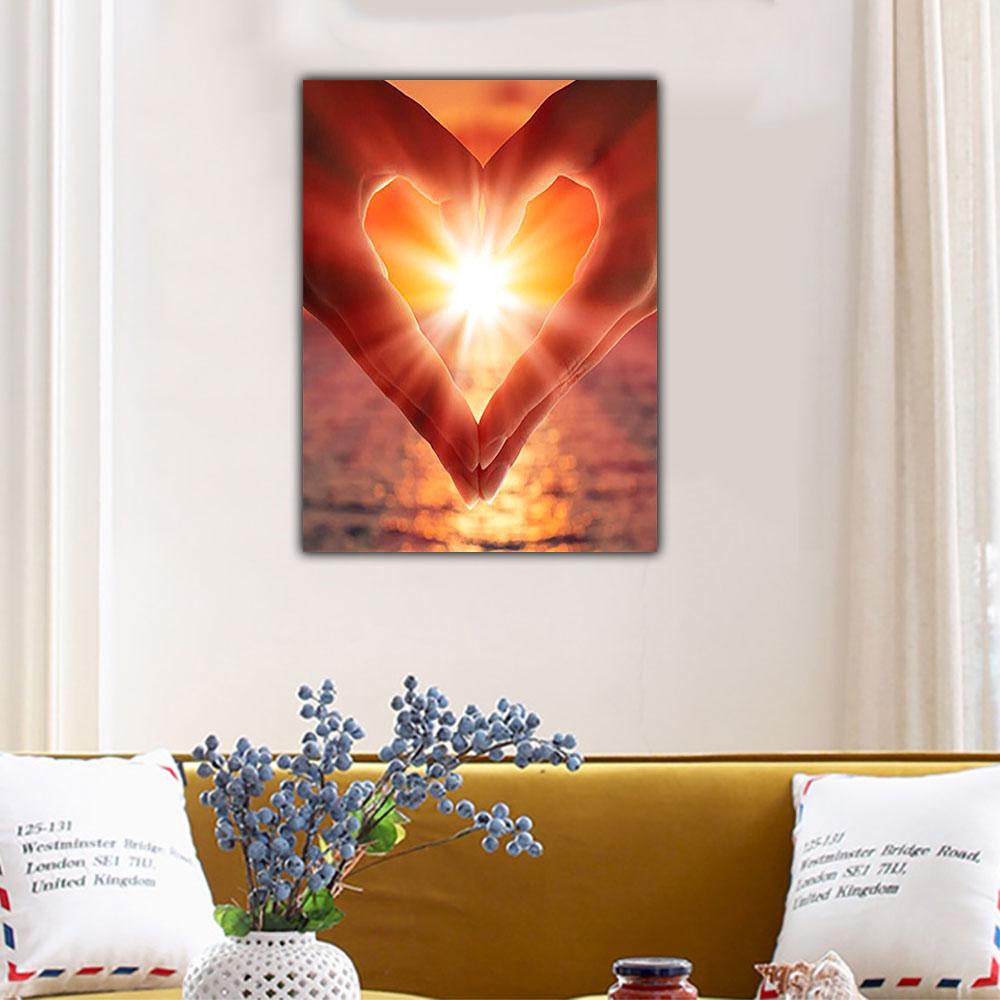 DIY Full Circle Diamond Painting Cross Stitch 3D Romantic Landscape Home Decorative Art Diamond Painting 5d Diamond Art Painting