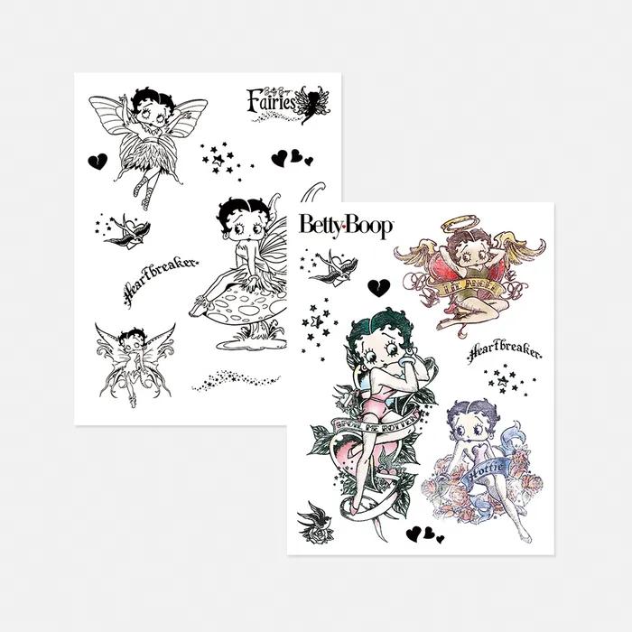 

Betty Boop Tattoo Sticker_Set (2 Designs)