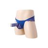 Men's sexy panties low-rise briefs, sexy lace full transparent panties, men's bed sexy flower panties