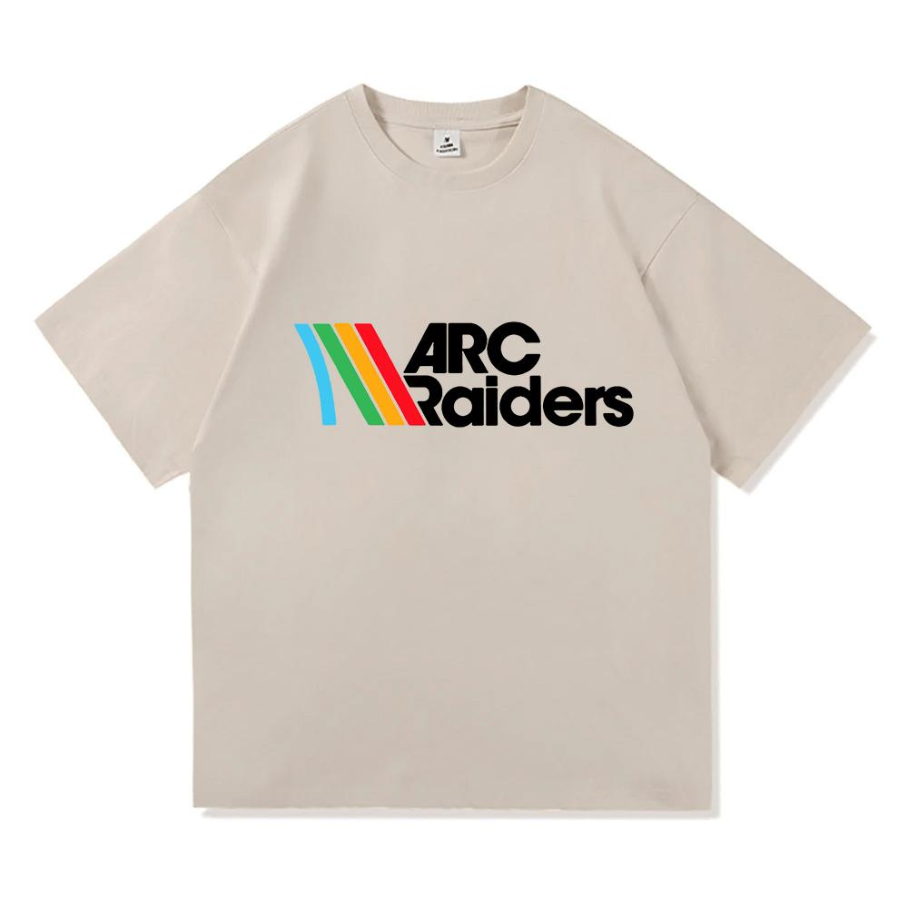 Rainbow ARC Raiders Spiel Print T-Shirt Kurzarm Baumwolle Mode Herren T-Shirts Locker Lässig Herren Damen Unisex Streetwear Herren Tee