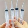 4-piece Set of 0.17 Oz Plastic Syringes for Dispensing Liquid Samples, Precise Dosing, Unscented,