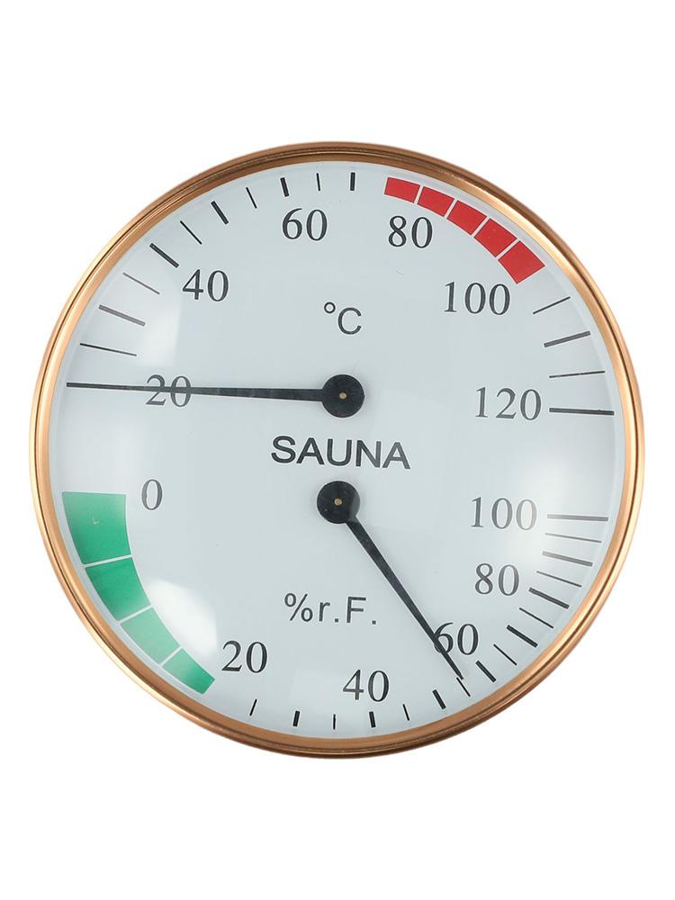 High Precision Thermometer Sauna Thermometer Hot Challenge Accurate Humidity Data Arched Glass Face Exquisite And Elegant