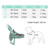 Colorful Floral Printing Padded Harness for Dogs Adjustable No-pull Nylon Pet Walking Training Vest for Small Medium Large Dogs
