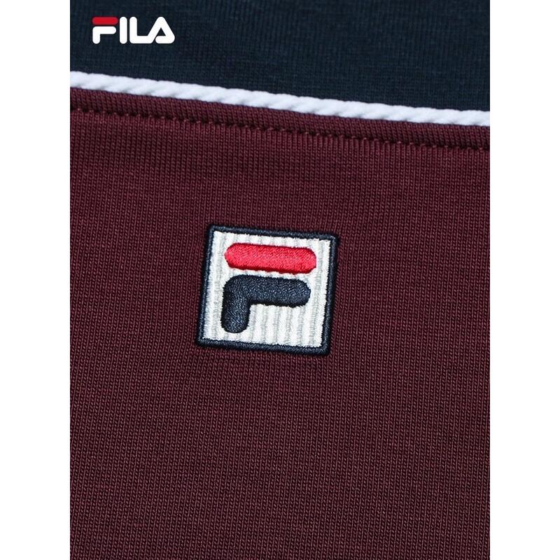 Fila Men's 2026 Spring Relaxed Fit Colorblock Knit Short Sleeve T-Shirt