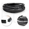 Originales europäisch-amerikanisches ethnisches Stil handgewebtes Lederseil Herrenarmband.