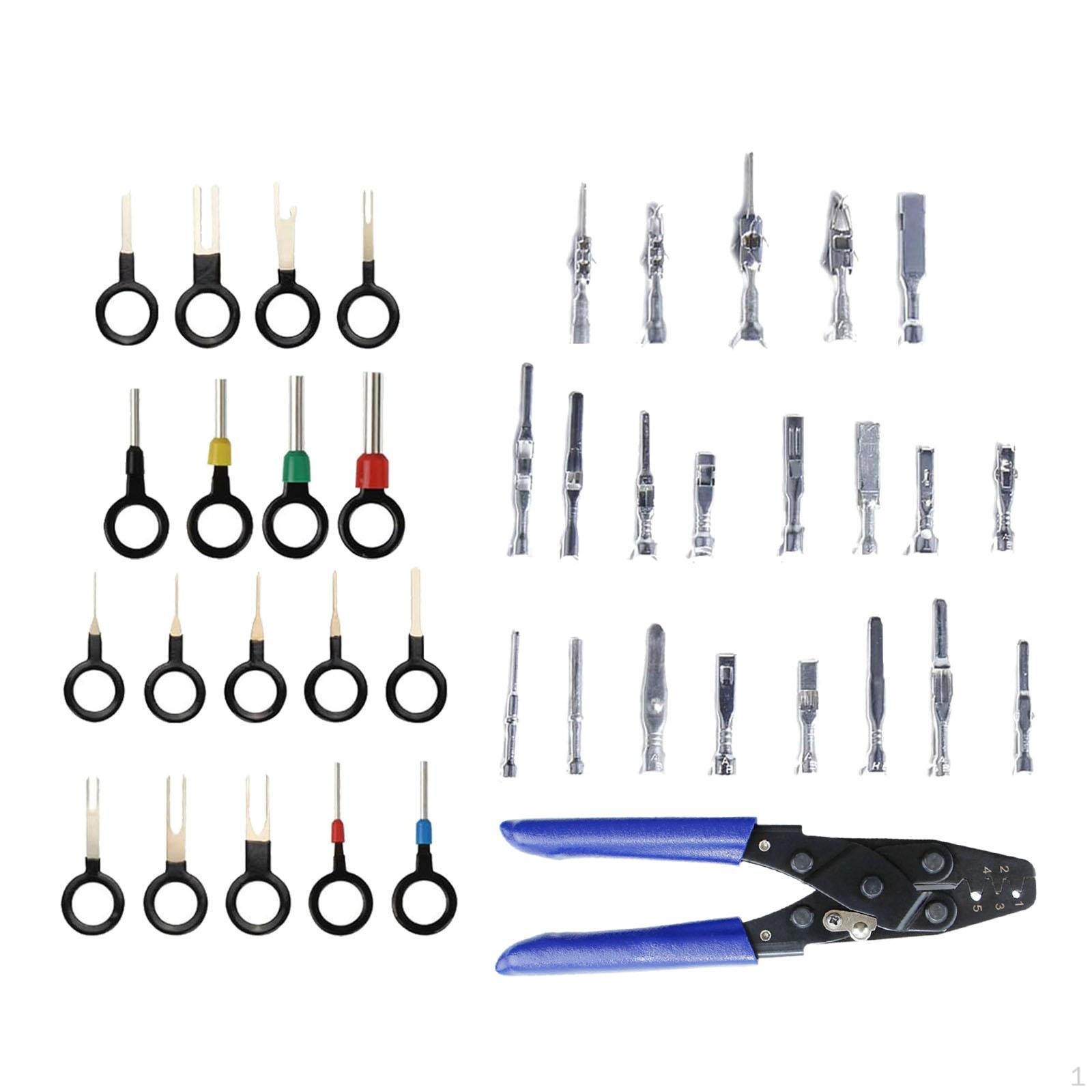 

Набір автомобільних електричних дротових терміналів 340 шт. Аксесуари Преміальний джгут 340Pcs With a Plier