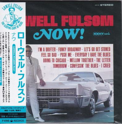 CD LOWELL FULSON - Now! PCD22308 P-Vine Records 2008 Japan ObiSoul/Funk Used