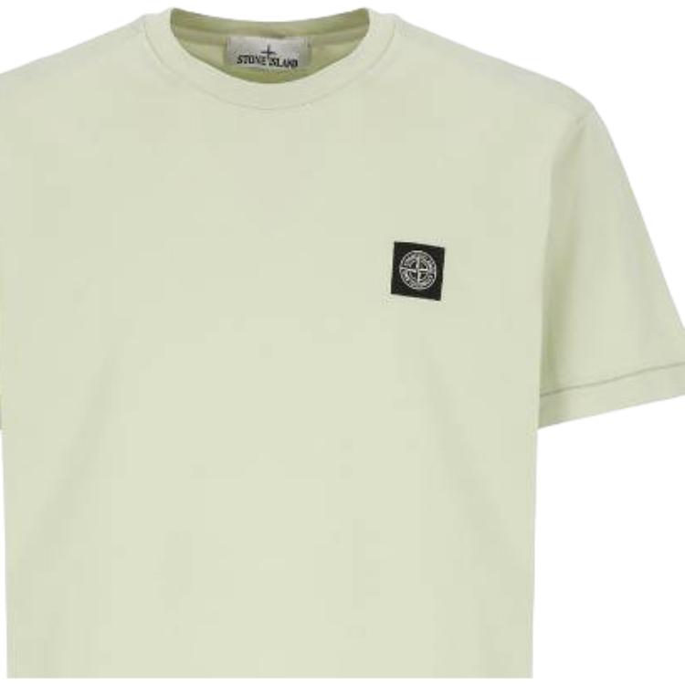 Stone Island Short Sleeve T-Shirt Pistachio Men Streetwear 801524113-V0051