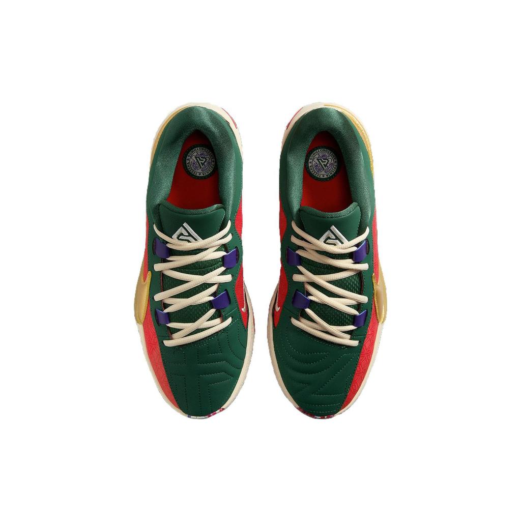 Nike Zoom Freak 5 NRG Keep It A Buck Men Sneakers Green Gym-Red Metallic-Gold DZ2944-600
