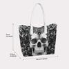 Gothic Skull Print Women Tote Bag Fashion Daily Shoulder Bag Trendy Casual Handbag