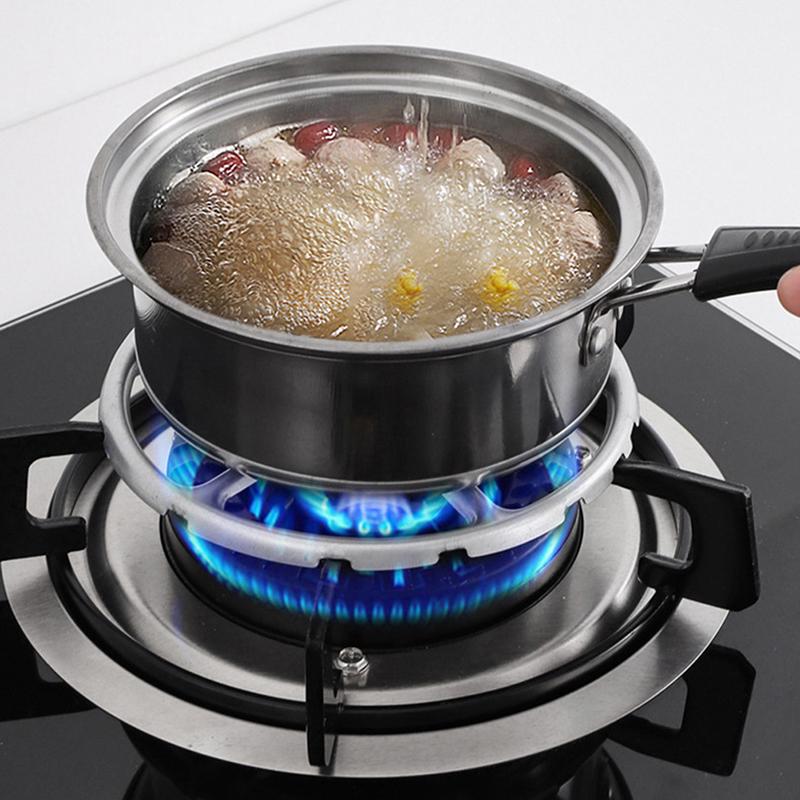 Simmer Ring Safe Stovetop Reducer Portable Gas Stove Durable Camping Support Coffee Maker Shelf Steel Practical Accessories