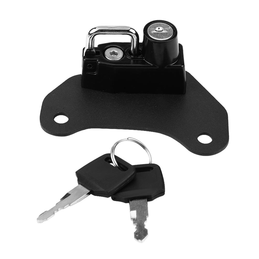 Alloy Helmet Lock with Two Keys, Size, Portable Alu um Alloy Material, for Indian 2015 to 2018