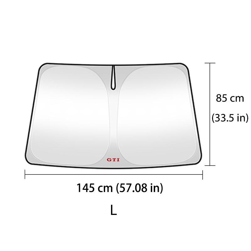 For Volkswagen VW Universal Car Front Windshield Sun Shade Anti UV Heat Block Passat Golf 4 5 6 Tiguan Polo Scirocco Jetta CC