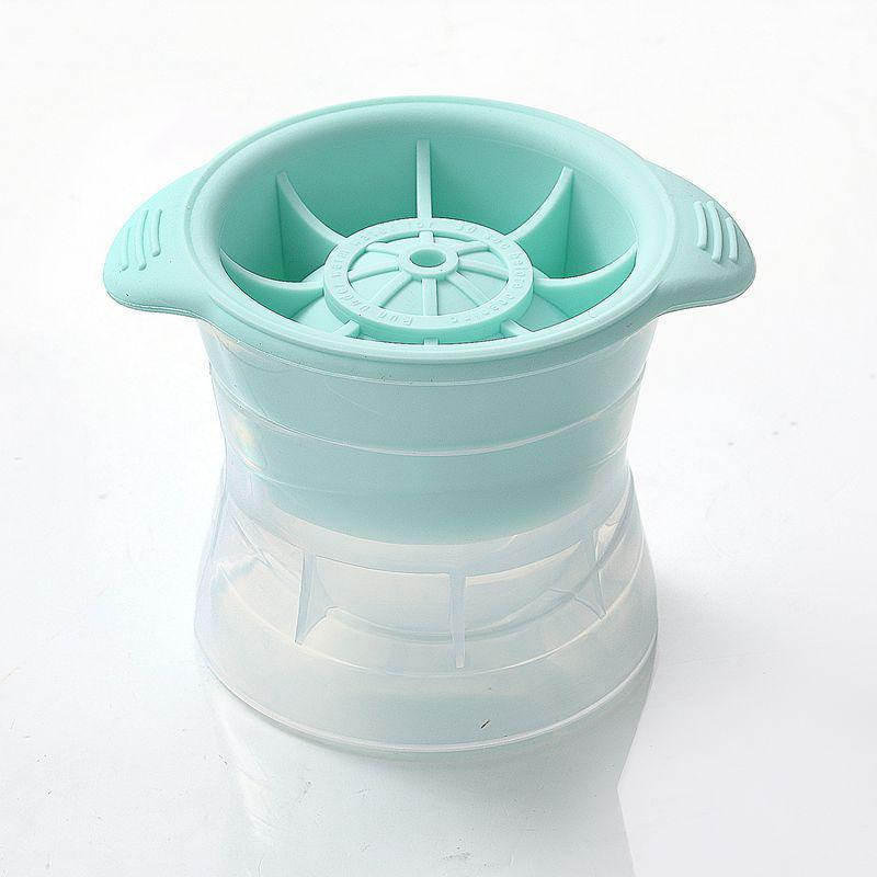 Silicone Round Ice Ball Maker Mold - Hockey Puck Sphere Tray